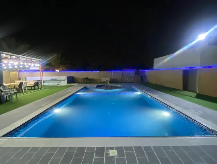 Private Swimming pool with party area