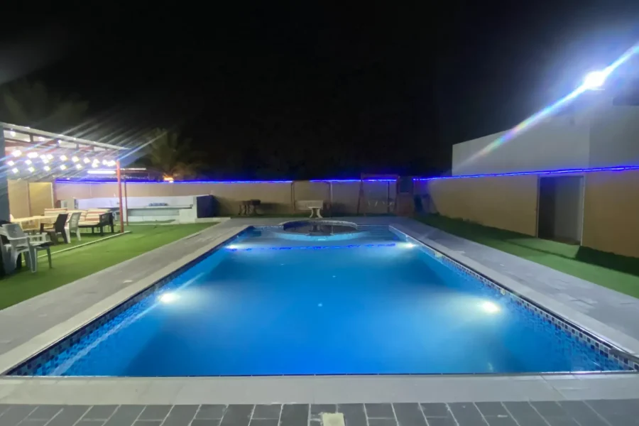Private Swimming pool with party area