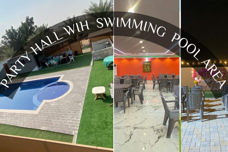 Abu Dhabi Indoor Party Hall With Pool