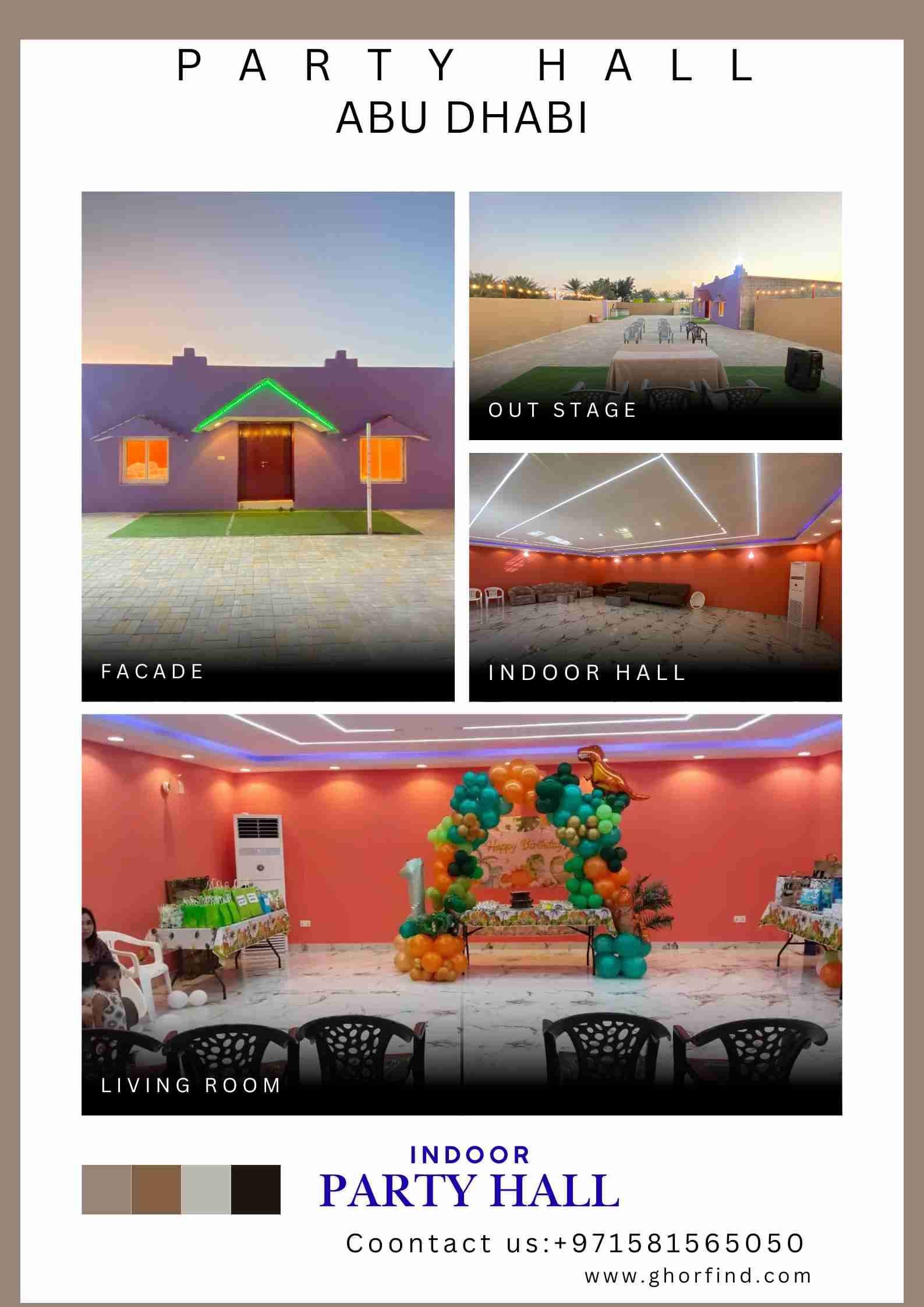 abu dhabi indoor party hall