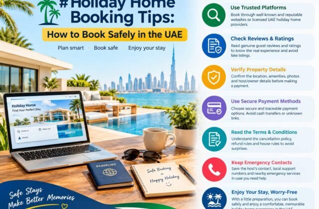Holiday Home Booking Tips: How to Book Safely in the UAE